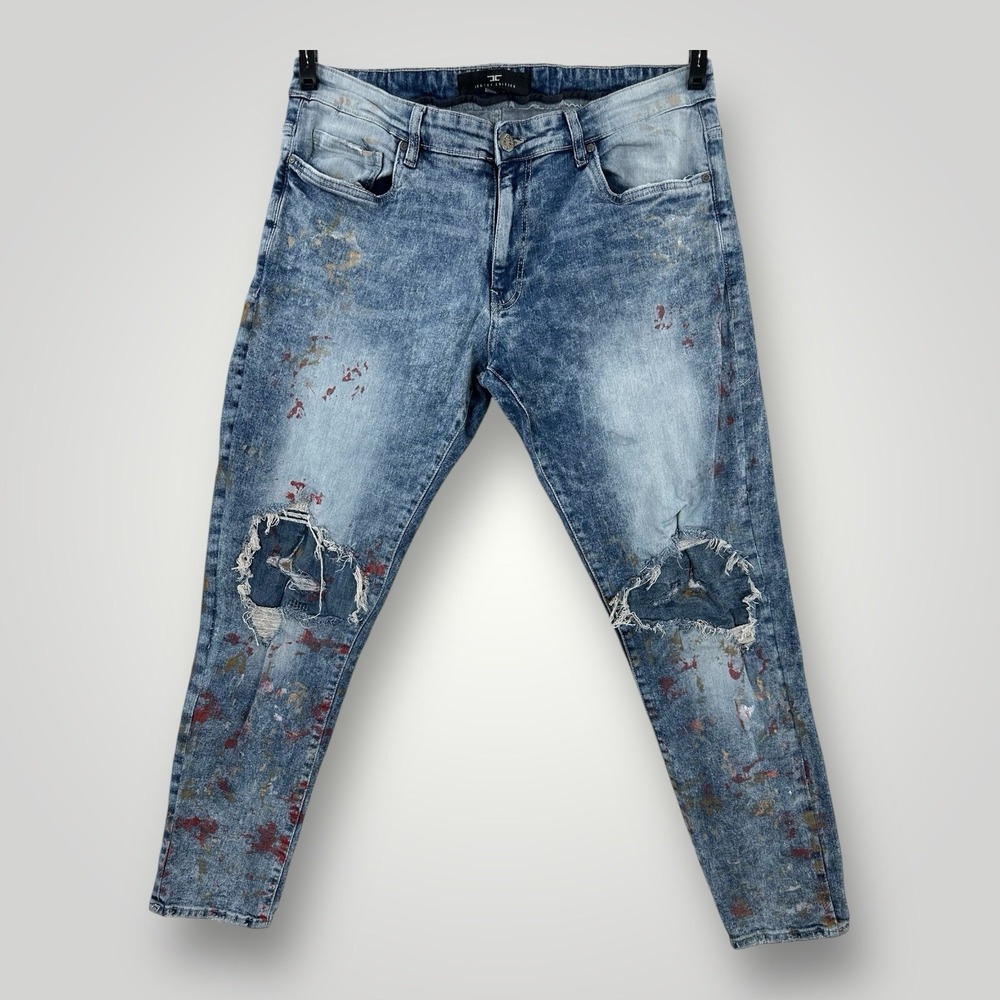 Jordan Craig Legacy‎ Edition Sean Jeans Men's 40x32 Destroyed Painted Distressed